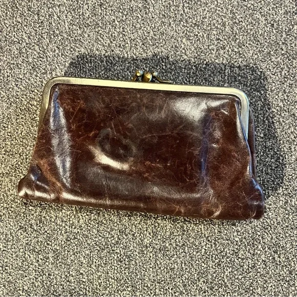 HOBO Vintage Brown Leather Clutch - Picture 3 of 12
